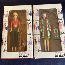 Lot Of 2 Vintage Barbie Keychains Teen Age Fashion Model 1995