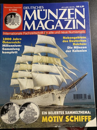 1996 November/December DEUTSCHES MUNZEN MAGAZIN Used