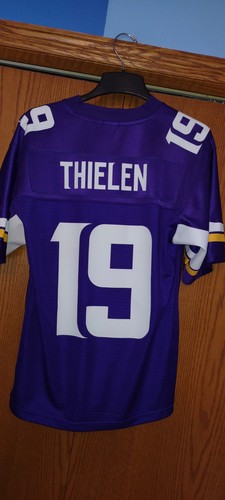 Nuova senza etichette Adam Thielen #19 Minnesota Vikings maglia uomo media marca NFLPA🏈SKOL - Foto 12 di 12