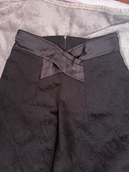 Women Kenzo Trousers Black Jacquard 38