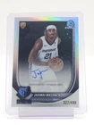 JAHMAI MASHACK 2025-26 BOWMAN CHROME ROOKIE REFRACTOR AUTOGRAPH /499 Q4568