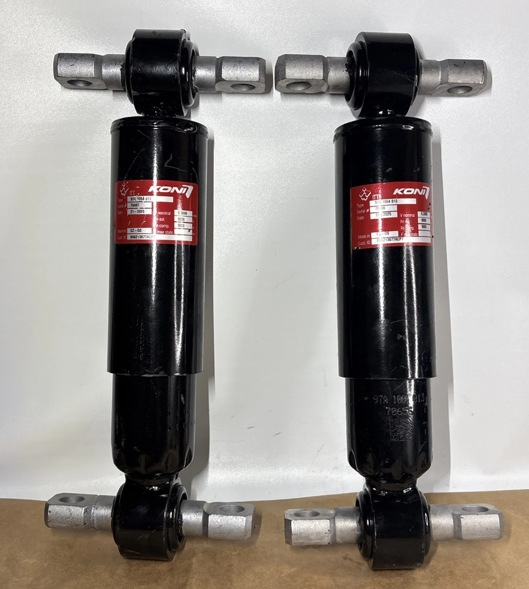 KONI ITT 97A 1004 013 Locomotive Shock Absorber Pair Set of 2 NEW photo 1