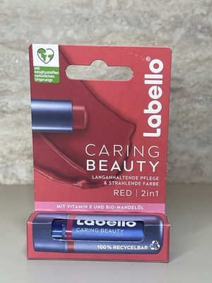 Labello Caring Beauty Rot Red 2in1 Pflege & Farbe Hydro Lippen  Beauty Care Neu