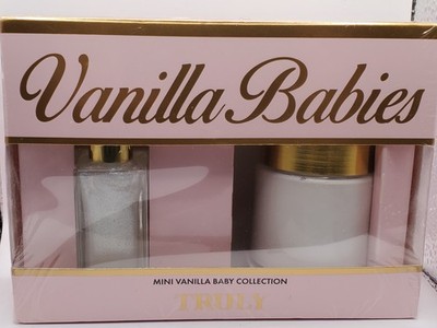 TRULY - MINI VANILLA BABY SHIMMER BODY BUTTER & BODY OIL SET