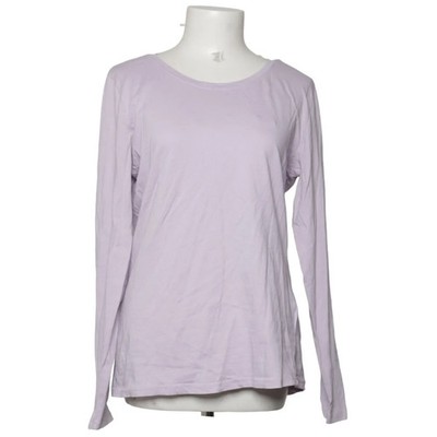 Janina, Langarmshirt, Größe: L, Lila, Baumwolle/Elasthan, Einfarbig, Damen #jPM
