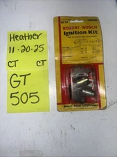 (1) Bosch Corp Ignition Kit Part Number IK74 One Set Point And Condenser NOS OEM