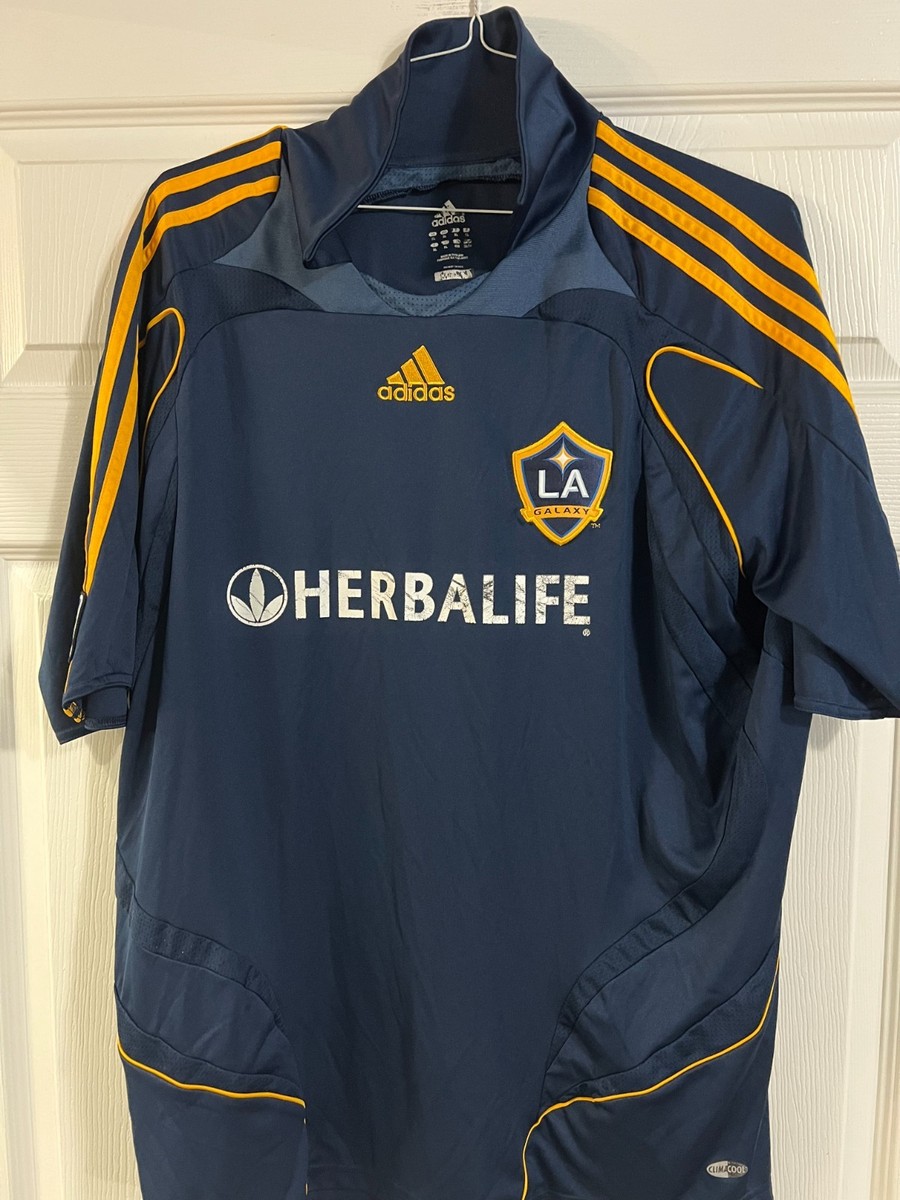 Vintage Adidas LA Galaxy Navy Blue Away Jersey #23 David Beckham