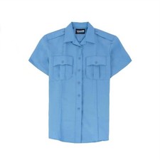 Blauer Women's Short Sleeve Polyester Supershirt Medium Blue