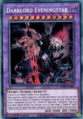 Darklord Eveningstar (V.1 - Secret Rare) - Burst Protocol (Secret Rare) [BPRO-03