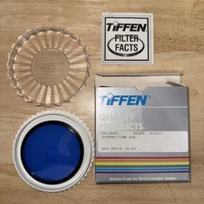 TiFFEN 72mm 80C Blue Glass Lens Color Conversion Filter Authentic USA E72 72 mm