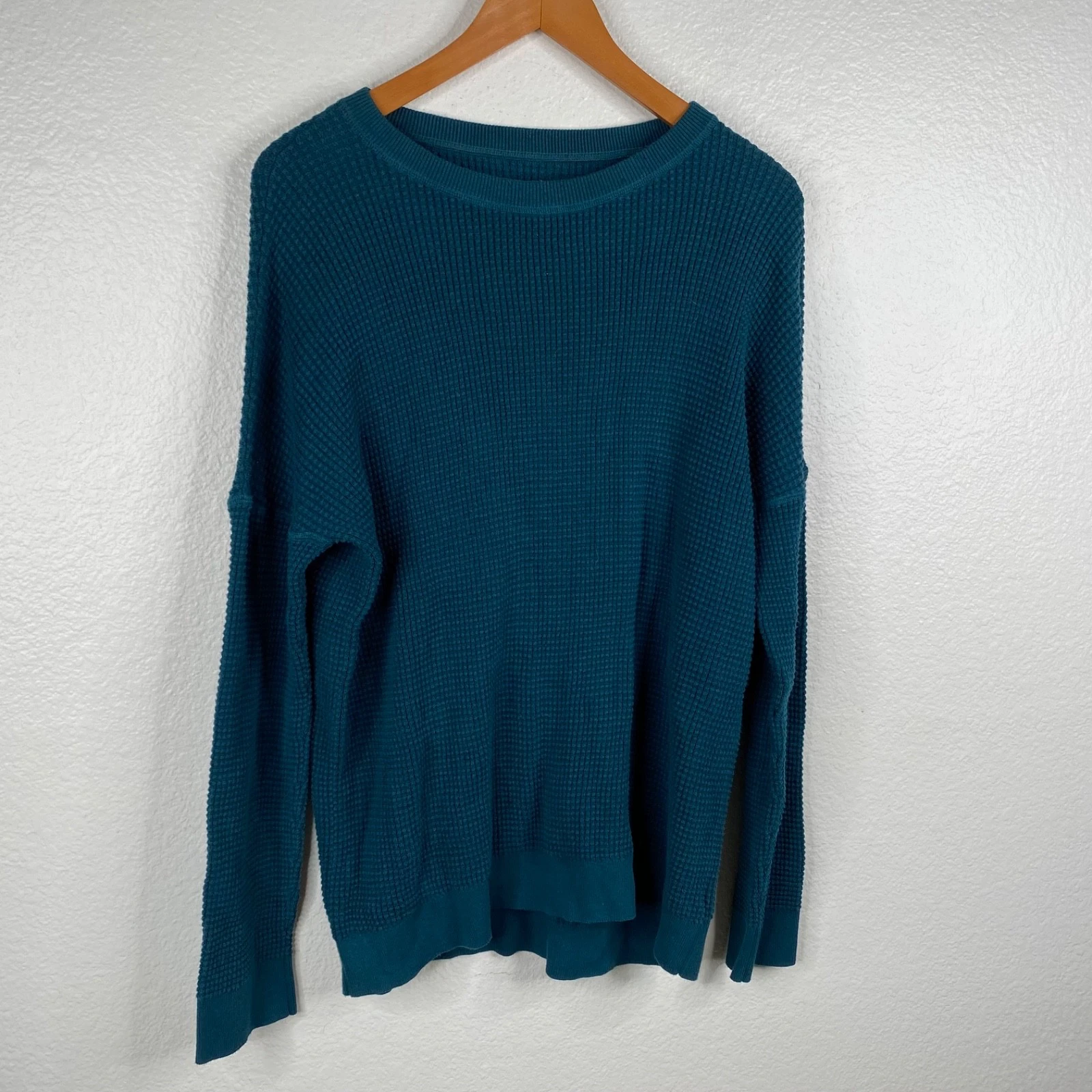 REI Co-op Men's Shirt Thermal Waffle Pullover Teal Blue Sz XL
Opens in a new window or tab