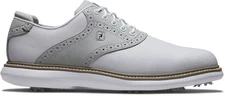 FootJoy Traditions Golf Shoes - White/Grey 57957 CLOSE-OUTS