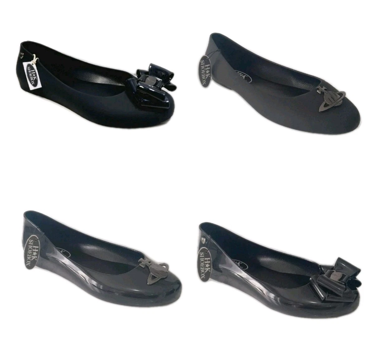 GIRLS BACK TO SCHOOL WORK SLIP ON BOW JELLY BALLERINA LOAFER DOLLY SHOES SIZE