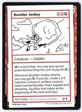 Boulder Jockey S Mystery Booster 2 Playtest Cards NM