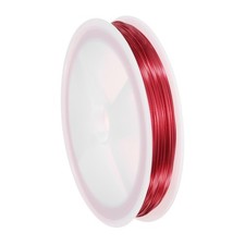 22 Gauge Copper Wire for Jewelry Making Tarnish Resistant Bead Wire Red