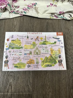 Edinburgh Karte 500 Stück Puzzle-neu & versiegelt