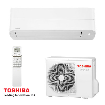 Toshiba Essento RAS-B13B2KV2G-E + R Split Klimaanlage 13000 BTU 3,3 kW R-32 Set
