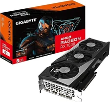 New GIGABYTE Radeon RX 7600 GAMING OC 8GB GDDR6 Graphics Card Triple Fan Tested