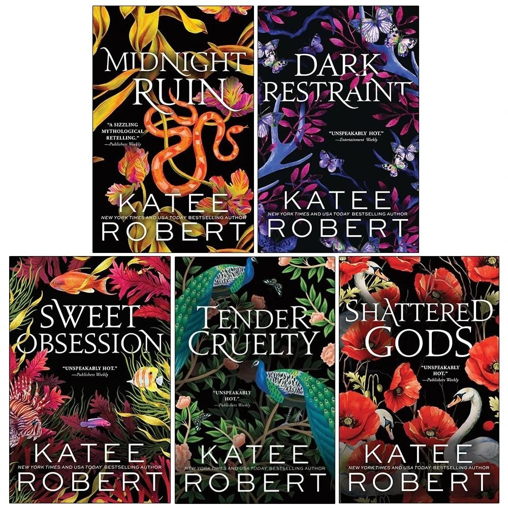 Dark Olympus Series By Katee Robert 6-10 Collection 5 Books Set  Shattered Gods