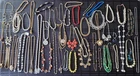 53-Piece Mixed Lot Vintage Costume Jewelry Necklaces Various Styles & Colors EUC