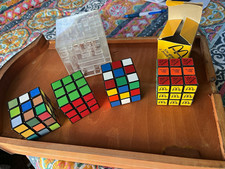 Rubik's Lot of 4 3x3x3 Cube/Twist Puzzles Plastic Multicolor w/ McDonald's Cube