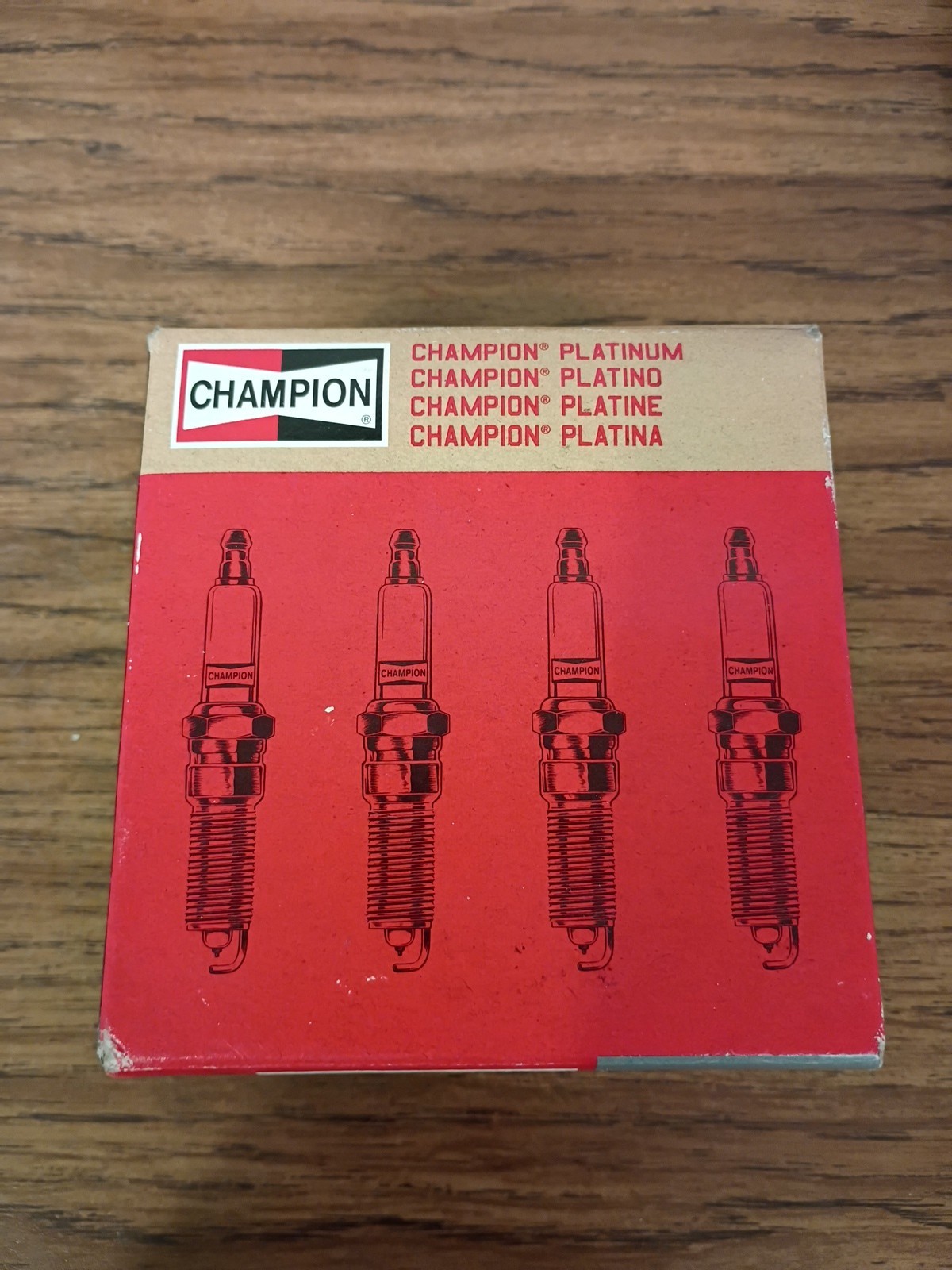 Champion 3034 Platinum Spark Plug RC12PEC5 - 4-Pack
