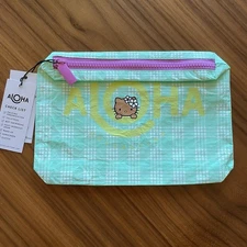 Aloha Collection x Hello Kitty x DFS Exclusive Plaid Travel Pouch