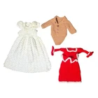 Vintage Handmade Crochet Doll Clothes Lot Barbie Dress Sweater Outfit OOAK