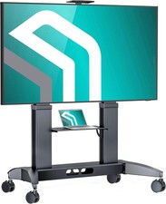 ONKRON Mobile TV Stand on Wheels for 70-110 Inch Screen, max Load up to 320 lbs