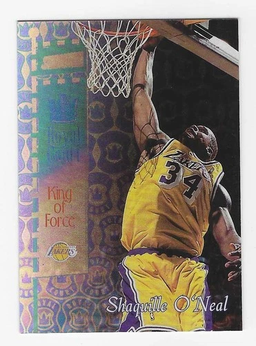 1998-99 Topps Stadium Club Royal Court King of Force Shaquille O'Neal Card #RC6