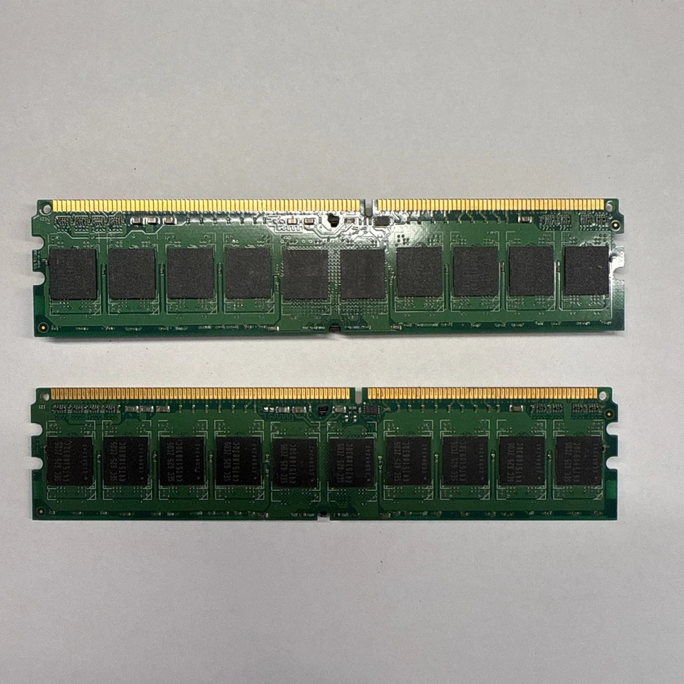 2 Samsung 1GB 2Rx8 PC2-4200F-44-11-B0 RAM DDR3 Memory - Image 3 of 4