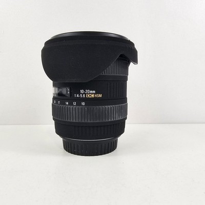 Sigma 10-20mm F4-5.6 DC HSM AF Zoomobjektiv Canon EF Mount Super Wide Lens