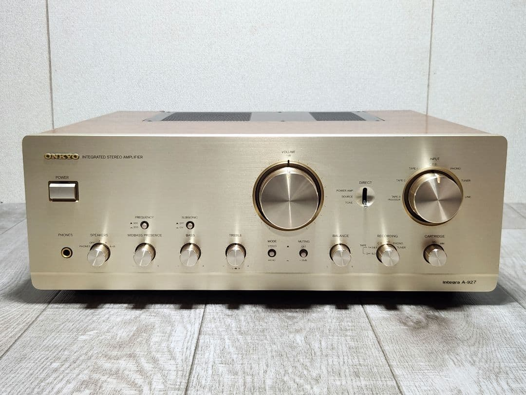 Onkyo A-927 Integrated Premain Amplifier used vintage working good