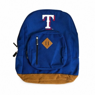 Texas Rangers MLB Backpack Book Bag School Travel Blue NWT