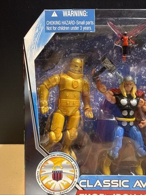 Hasbro Classic Avengers IRON MAN HULK THOR Action Figure 3 Pack