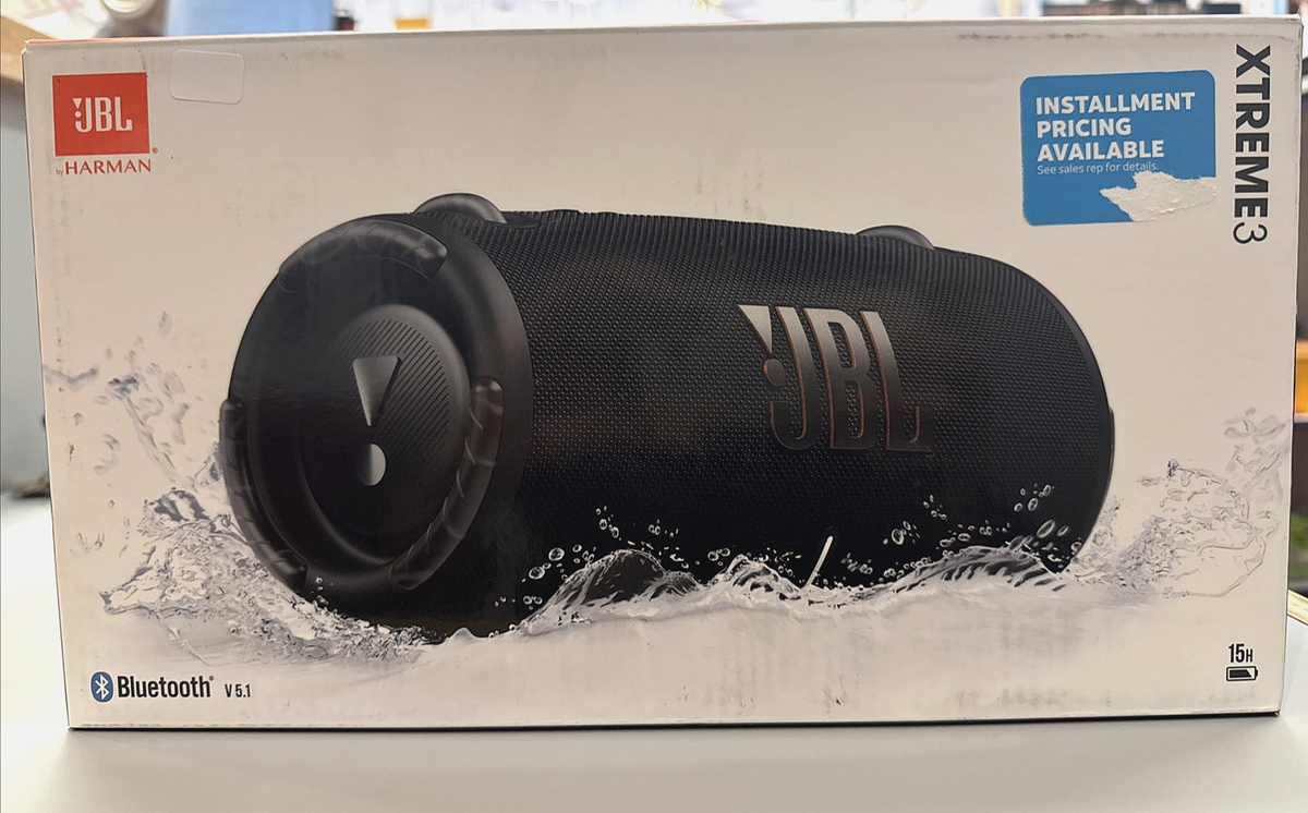 JBL Xtreme 3 Portable Bluetooth Speaker - Black for sale online | eBay