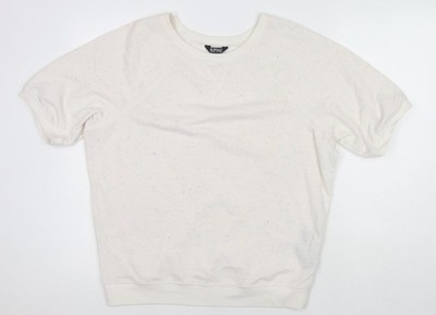 Buffalo by David Bitton Herren Pullover Sweatshirt weiß Baumwolle Größe M - gepunktet