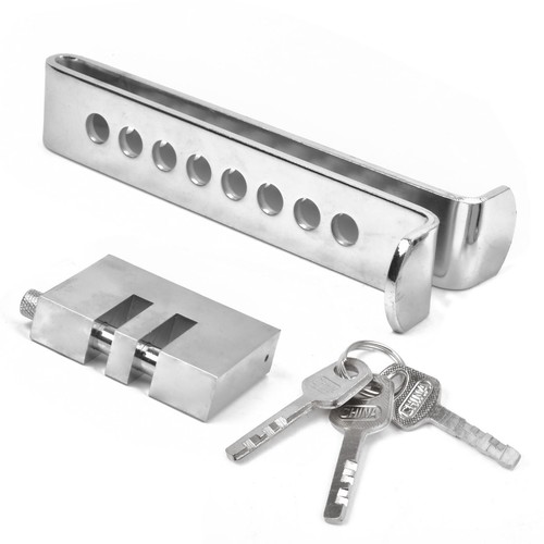 Universal Auto Car Brake Clutch Pedal Lock Anti-Theft Security Device Stainless - Picture 5 of 12