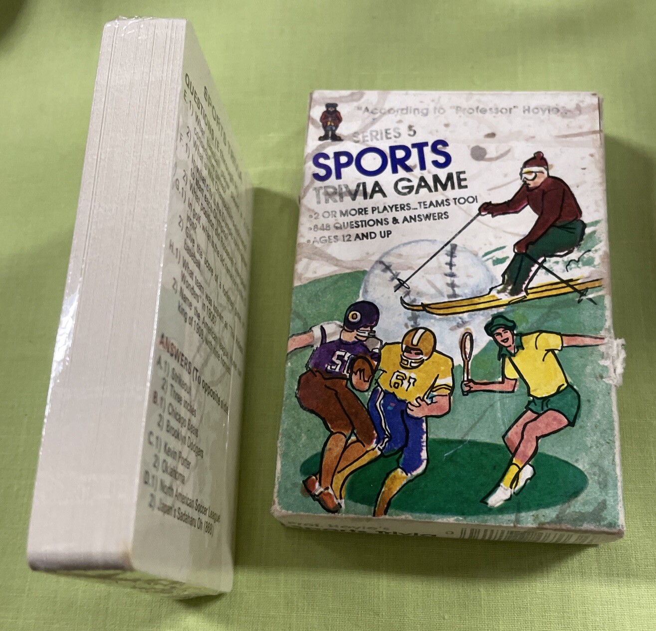 Vintage 1984 Hoyle Pocket Trivia Game Series 5 Sports NOS! eBay