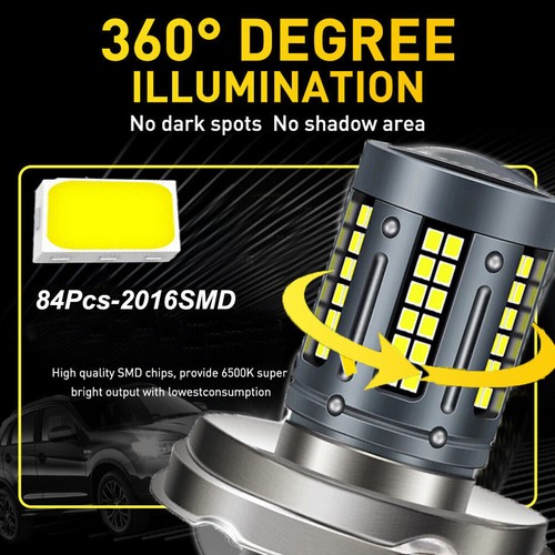 2x SUPER Bright LED light bulbs for Kawasaki Brute Force 650 2005-2013 headlight - Picture 3 of 9