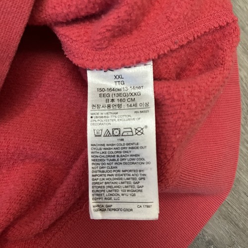 GAP KIDS Boys Crewneck Sweatshirt Size M Pullover Red Anchor Boat Cruise NYC - Picture 7 of 9