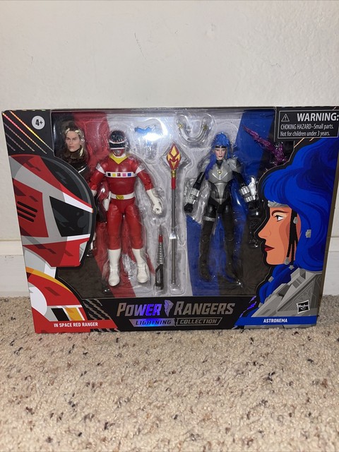 Hasbro Power Rangers Lightning Collection Space Red Ranger Astromena 6 Figures For Sale Online Ebay