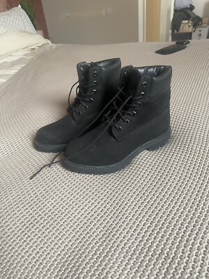 TIMBERLAND Black Boots, Size UK 5, EU 38 UK