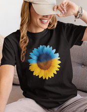 Sunflower Ukraine Unisex T-shirt, Proud Ukrainian Tee, Ukrainian Pride Shirt,