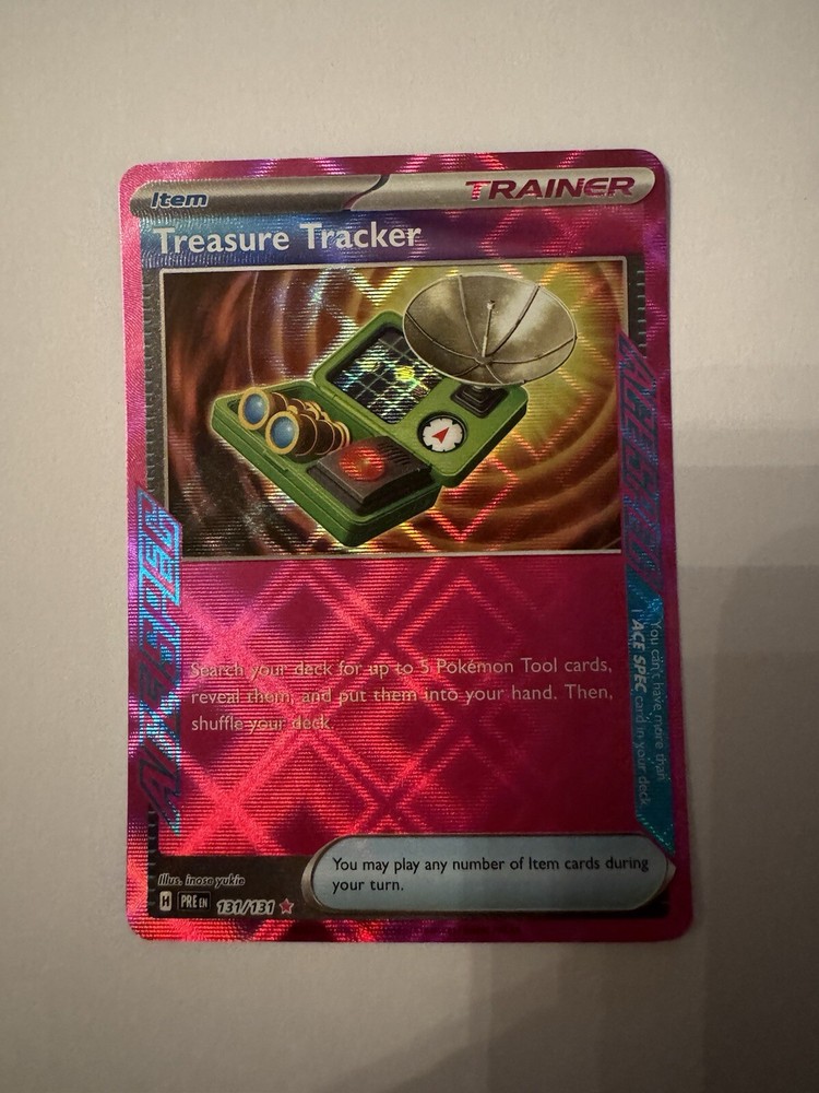 Treasure Tracker 131/131, Prismatic Evolutions, Pokemon TCG