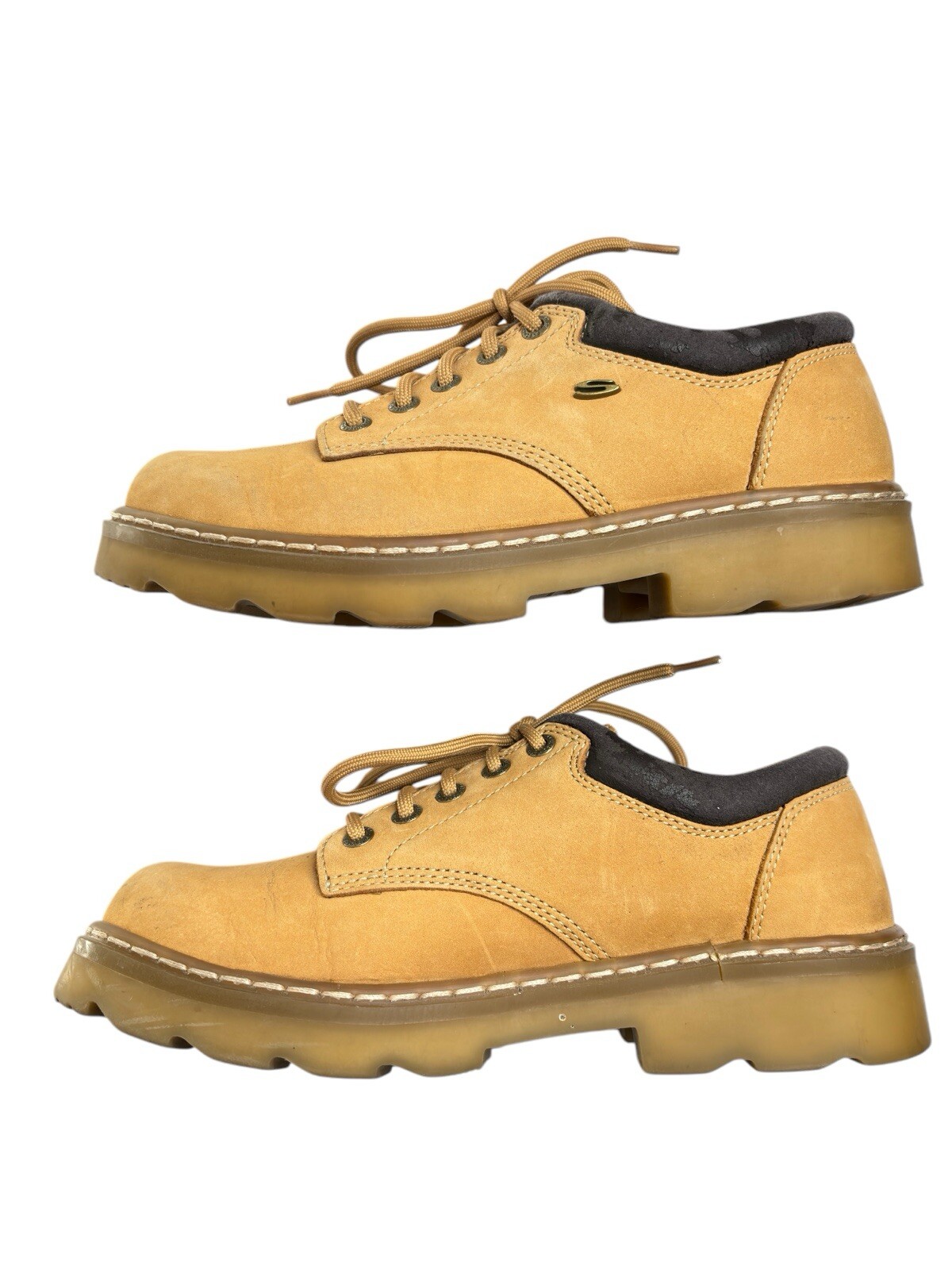 SAOLA Scarpa da donna Oxford Skechers suola a strappo grossa taglia 7 5 pelle marrone grunge Y2K anni 90