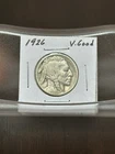 1926 Philadelphia P Indian Head Buffalo Nickel Very Good VG With Square Holder