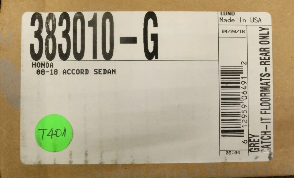 NUEVO Juego de alfombrillas traseras Lund Catch-It gris 383010-G Honda Accord sedán 2008-2018 Foto 2 de 4