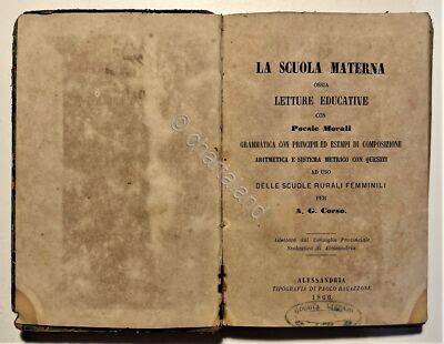 A. G. Corso - Der Kindergarten d.h. Pädagogische Lesungen mit moralischen Gedichten - 1866