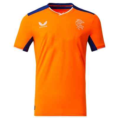 CASTORE Glasgow Rangers 3rd soccer Football Shirt Orange XL
